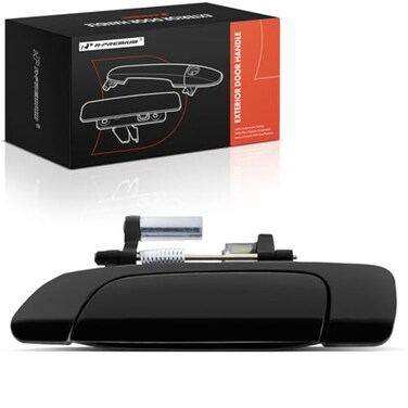 A-Premium APremium Rear Left Driver Side Exterior Door Handle Compatible with Honda Civic 2001 2002 2003 2004 2005 Sedan Smooth Black Replace 72680S5DA01 72680S5A003