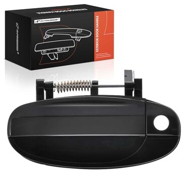 A-Premium APremium Front Left Driver Side Exterior Door Handle with Keyhole Compatible with Chevrolet Aveo 20052006 Aveo5 20062011 Suzuki Swift 20072010 Smooth Black
