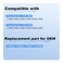 DSkoiph A Pair Interior Door Handle wBezel Kit Replacement 15708043 15708044 Compatible with 19952002 Chevy Chevrolet GMC Truck C1500 C2500 C3500 K1500 K2500 K3500 Suburban Tahoe Yukon Gray