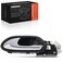 A-Premium APremium Front Left Driver Side Interior Door Handle Compatible with Honda Civic 2006 2007 2008 2009 EX GX LX Si Sedan for Models Built in USA Black Housing with Painted Silver Lever
