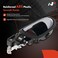 A-Premium APremium Front Left Driver Side Interior Door Handle Compatible with Honda Civic 2006 2007 2008 2009 EX GX LX Si Sedan for Models Built in USA Black Housing with Painted Silver Lever