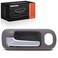 A-Premium APremium Front Left Driver Side Interior Door Handle with Lock Hole Compatible with Honda Civic 2001 2002 2003 2004 2005 Sedan Brown Housing with Chrome Lever Replace 72161S5AA21ZB