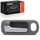 A-Premium APremium Front Left Driver Side Interior Door Handle with Lock Hole Compatible with Honda Civic 2001 2002 2003 2004 2005 Sedan Brown Housing with Chrome Lever Replace 72161S5AA21ZB