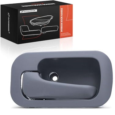 A-Premium APremium Front or Rear Driver Side Interior Door Handle Compatible with Honda Civic 1992 1993 1994 1995 Sedan Gray Without Power Locks Replace 72160SR4004ZB