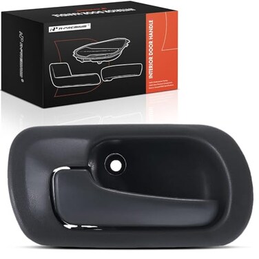 A-Premium APremium Front or Rear Driver Side Interior Door Handle Compatible with Honda Civic 19962000 Sedan Civic 20022005 Charcoal Replace 72160S04004ZB