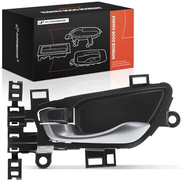 A-Premium APremium Front or Rear Driver Side Interior Door Handle Compatible with Honda Civic 2017 2018 2019 2020 Silver Black Replace 72120TGGA01ZA 72120TGGA01ZA