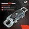 A-Premium APremium Front or Rear Left Driver Side Interior Door Handle Compatible with Chevrolet Equinox 20052009 Pontiac Torrent 20062009 Black Silver Replace 15926297