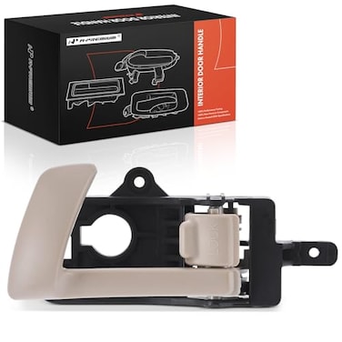 A-Premium APremium Front or Rear Left Driver Side Interior Door Handle Compatible with Hyundai Santa Fe 20072012 Beige Replace 826102B000J9 836100W000J9