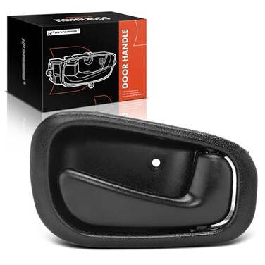 A-Premium APremium Front or Rear Passenger Side Interior Door Handle Compatible with Toyota Corolla 1998 1999 2000 2001 2002 Textured Black Front Right Side Without Power Locks Replace 6920502050C0