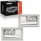 A-Premium APremium Inside Interior Door Handles Compatible with Ford F150 F150 20092014 Chrome Lever Platinum Housing 2PC Set Front or Rear Side Replace 9L3Z1522600CB 9L3Z1522601CB