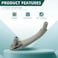 AUTOKAY Front Interior Door Pull Handles for Mercedes Benz C230 C240 C280 C320 C350 Replaces 2038101651 7376 2038101551 7376 2 PCS