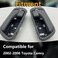 Cheriezing Interior Door Handle Compatible with 2002 2003 2004 2005 2006 Camry Replace 69206AA021 LH 69205AA021 RH Set of 2