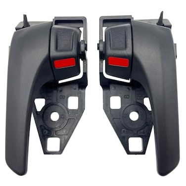 Cheriezing Interior Door Handle Compatible with 20112019 Camry Tacoma RAV4 Highlander Replace 692060R030 79804 LH 692050R030 79803 RH Texture Black Set of 2