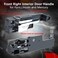 FAERSI Inside Interior Metal Front Right Passenger Side Door Handle Replacements for 20062012 Ford Fusion 20072012 Lincoln MKZ 20062011 Mercury Milan 6E5Z5422600AA Silver and Black