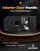 Gledewen Driver Door Handle Compatible with 20042009 Kia Spectra 20052009 Kia Spectra5 Gray Front or Rear Left Interior Handle Replace 826102F000GW KI1352117 Inside Handle Door Part