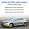 JDMON Front Left Driver Side Interior Inside Inner Door Handle Compatible with Kia Optima 2011 2012 2013 Replacement for 826102T000 826102T010 Black Chrome