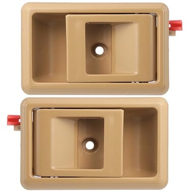 Lcyolada Interior Door Handle for 19952000 Toyota Tacoma19831992 Corolla19901995 4Runner Front Driver and Passenger Side Beige