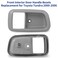 Lcyolada Interior Door Handle Trim Bezels Gray for Toyota Tundra 20002003 Tundra 20042006 Extended Cab PickupStandard Cab Pickup for Front Driver Passenger Side