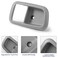 Lcyolada Interior Door Handle Trim Bezels Gray for Toyota Tundra 20002003 Tundra 20042006 Extended Cab PickupStandard Cab Pickup for Front Driver Passenger Side