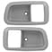 Lcyolada Interior Door Handle Trim Bezels Gray for Toyota Tundra 20002003 Tundra 20042006 Extended Cab PickupStandard Cab Pickup for Front Driver Passenger Side