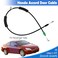 Osompar Right Passenger Side Door Handle Release Cable Compatible with 2Door Honda Accord Coupe 2003 2004 Replaces 72131SDNA02 Interior Door Latch Cable