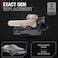 T1A Interior Front or Rear Passenger Door Handle Replacement Compatible with 19972001 Toyota Camry Beige Ivory Plastic OEM 69205AA010E0 80410