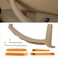 WODOFO GDR Beige Right Interior Passenger Door Pull Handle Support Pull Strap Door Armrest Bracket Door Trim Grab Compatible with BMW X5 E70 X6 E71 Door Handle 51416969404 with Tools