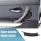 X AUTOHAUX 3pcs Door Handle Inner Cover Replacement Kit for BMW F15 X5 20142018 F16 X6 20152018 Black