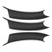 X AUTOHAUX 3pcs Door Handle Inner Cover Replacement Kit for BMW F15 X5 20142018 F16 X6 20152018 Black