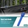 X AUTOHAUX 4pcs Car Door Lock Knobs Interior Door Lock Knob Aluminum Alloy Inner Door Lock Pull Pins Universal for Vehicles with Hole Diameter of M4x07mm Thread Blue