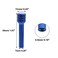 X AUTOHAUX 4pcs Car Door Lock Knobs Interior Door Lock Knob Aluminum Alloy Inner Door Lock Pull Pins Universal for Vehicles with Hole Diameter of M4x07mm Thread Blue