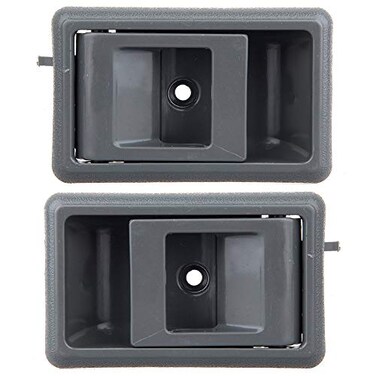 ECCPP Door Handles Interior Inside Inner Passenger Driver Side for Corolla 4Runner Pickup Tercel Tacoma for Geo Prizm Gray2pcs