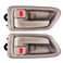 FAERSI 2Pcs Interior Door Handles Front Rear Driver Passenger Side Replacements for 1997 1998 1999 2000 2001 Toyota Camry Replaces 69206AA010E0 69205AA010E0 BeigeTan