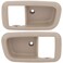 ECCPP Door Handles Interior Inside Inter Front Driver Left Passenger Right Side for 20002006 for Toyota Tundra Beige 2pcs