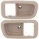 ECCPP Door Handles Interior Inside Inter Front Driver Left Passenger Right Side for 20002006 for Toyota Tundra Beige 2pcs