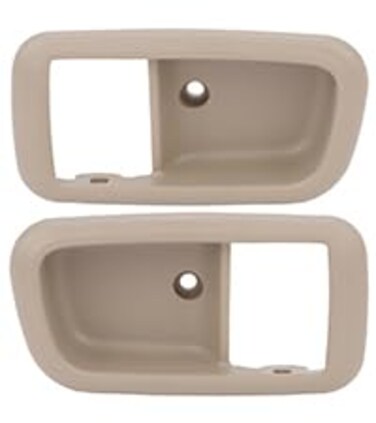 OCPTY Door Handles Interior Front Driver Left Passenger Right Side Replacement fit 20002006 for Toyota Tundra Inside Inter Door Handles Texture Beige 2pcs