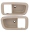 OCPTY Door Handles Interior Front Driver Left Passenger Right Side Replacement fit 20002006 for Toyota Tundra Inside Inter Door Handles Texture Beige 2pcs