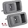 Lcyolada Pair of Inside Interior Door Handles for Toyota Tacoma 2001 2002 2003 2004 4Runner 19962002 Camry 19871991Gray