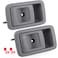 Lcyolada Pair of Inside Interior Door Handles for Toyota Tacoma 2001 2002 2003 2004 4Runner 19962002 Camry 19871991Gray