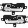 X4XZ Interior Inside Chrome Door Handle Front or Rear Left RightDriver Passenger Side Fits for 20112015 Hyundai Sonata Replaces 826103S010 826103S010 826203S010 826203S010