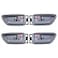 Lcyolada Set of 4 Front Rear Drive Passenger Side Interior Door Handles for 20002004 Toyota Avalon 20012007 Sequoia 20042006 TundraCrew Cabs Only Four FullSized Doors Gray