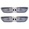 Lcyolada Set of 4 Front Rear Drive Passenger Side Interior Door Handles for 20002004 Toyota Avalon 20012007 Sequoia 20042006 TundraCrew Cabs Only Four FullSized Doors Gray