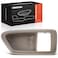 A-Premium APremium Front or Rear Right Passenger Interior Door Handle Bezel Compatible with Toyota Camry 1997 1998 1999 2000 2001 Beige Replace 6927733020 69277AA010A0