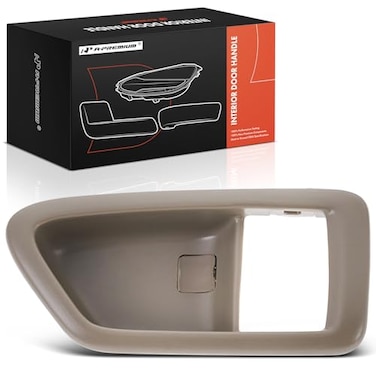 A-Premium APremium Front or Rear Right Passenger Interior Door Handle Bezel Compatible with Toyota Camry 1997 1998 1999 2000 2001 Beige Replace 6927733020 69277AA010A0