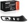 A-Premium APremium Front Right Passenger Side Interior Door Handle Compatible with Ford Explorer 20112015 Police Interceptor Utility 20132015 Black Bezel with Chrome Lever Replace EB5Z7822600AB