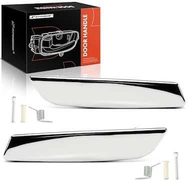 A-Premium APremium Interior Door Handle Levers Left Driver Right Passenger Side Compatible with 20072014 Chevy Silverado Tahoe Suburban Avalanche GMC Sierra Yukon Cadillac Replace 19299865