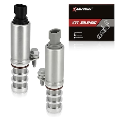 KacuYelin 917215 917216 Engine Variable Valve Timing VVT Solenoid Oil Control Valve Solenoid Compatible with Chevy Equinox Cobalt Impala Malibu GMC Terrain Buick RegalG5 G6 Aura 20062017 2PCS