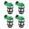 X AUTOHAUX 4pcs JS4D2 166001S700 Fuel Injector Nozzle for Nissan Frontier for Pickup 24L for Xterra 24L 33L