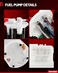 Torchbeam Electric Fuel Pump Module Assembly with Sending Unit Compatible with QX56 20042010 56L Titan 20042015 56L Pathfinder Armada 2004 56L Armada 20052015 56L Replace FG1277 E8595M