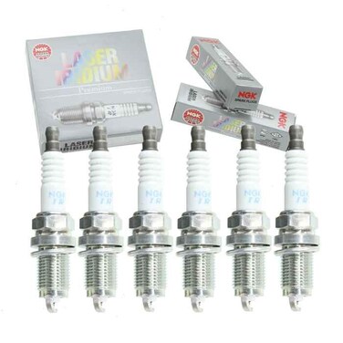 Sixity Auto 6 pc NGK Laser Iridium Spark Plugs compatible with Honda Odyssey 35L V6 20052010 fits engine code J35A6 LX EX NOT engine code J35A7 EXL or Touring